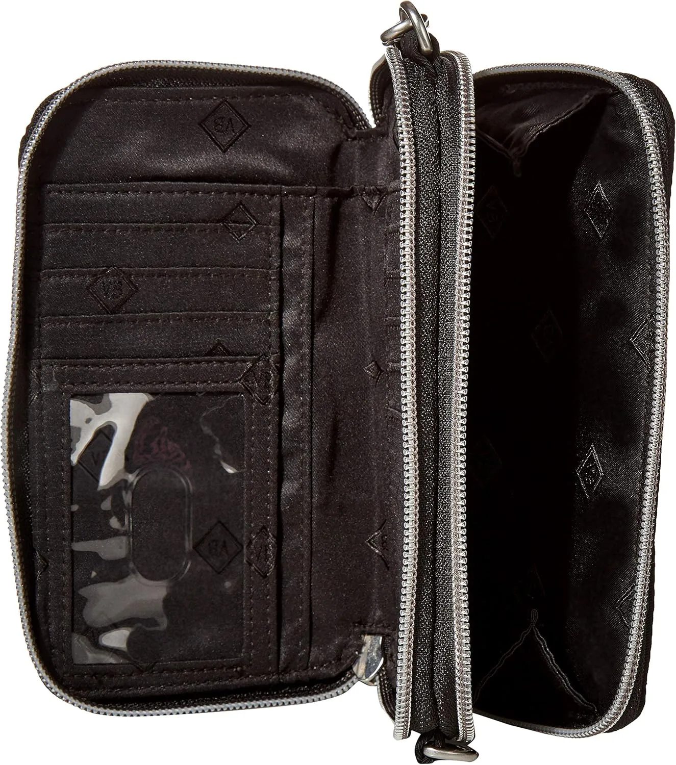Vera Bradley Women's Performance Twill All in One Crossbody Purse with RFID Protection