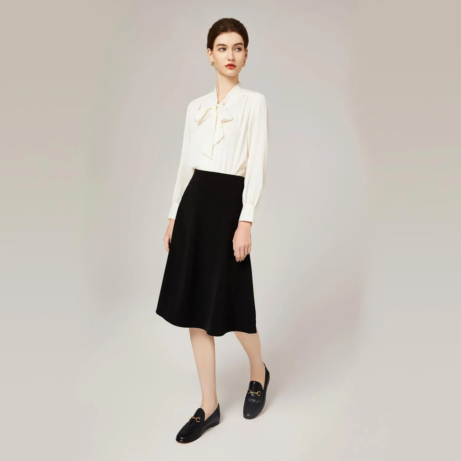 Vertundy Loafers for Women Low Heel Flats Loafers Mules
