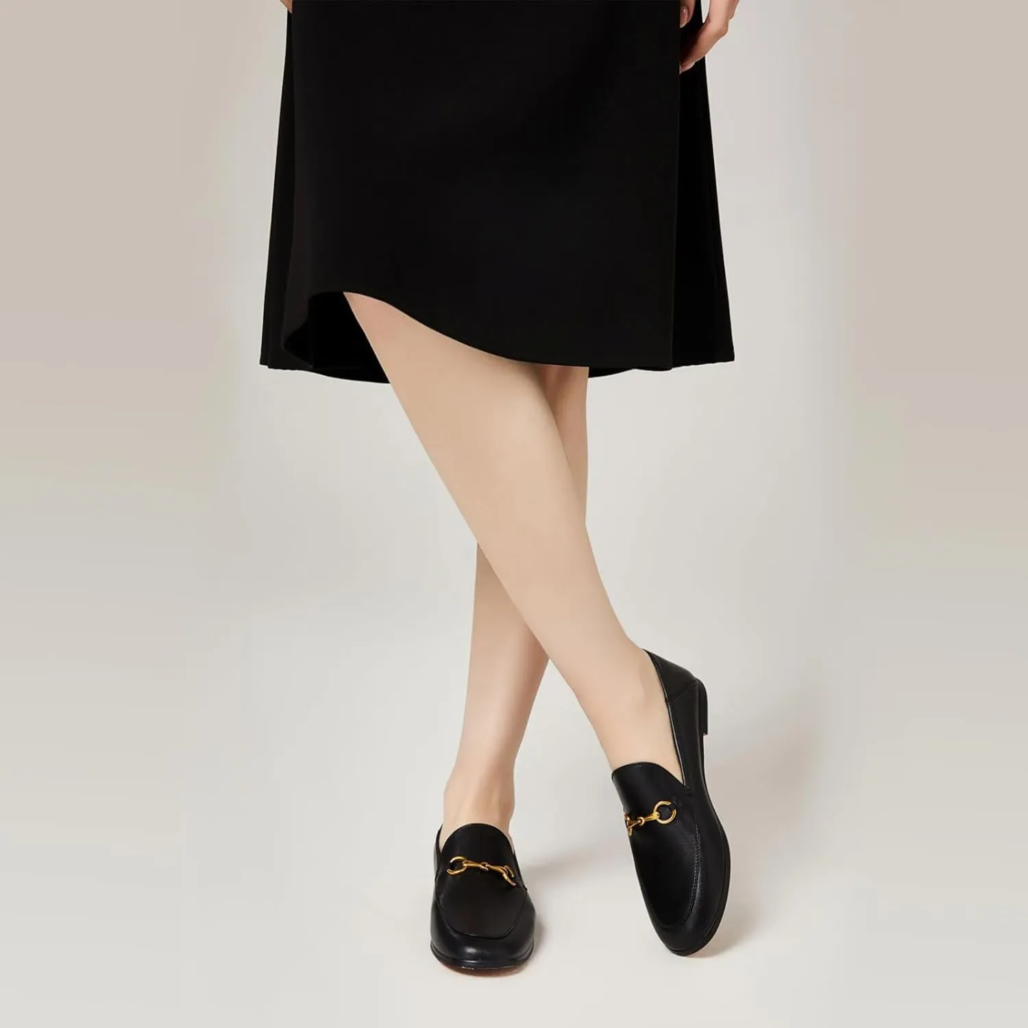 Vertundy Loafers for Women Low Heel Flats Loafers Mules