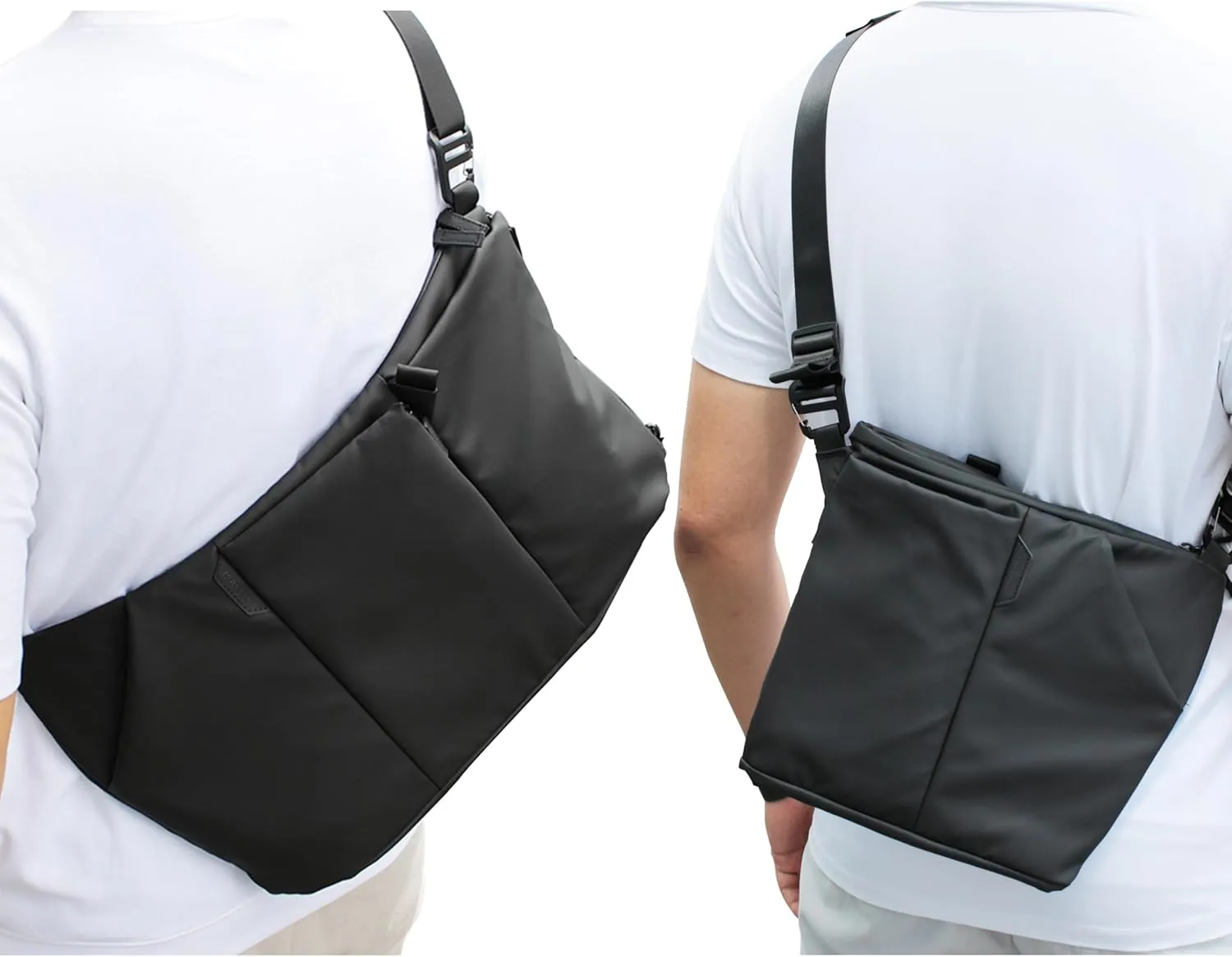 Vesty3.0 anti-theft 16 inch laptop messenger bag that transform into iPad size crossbody sling bag daypack