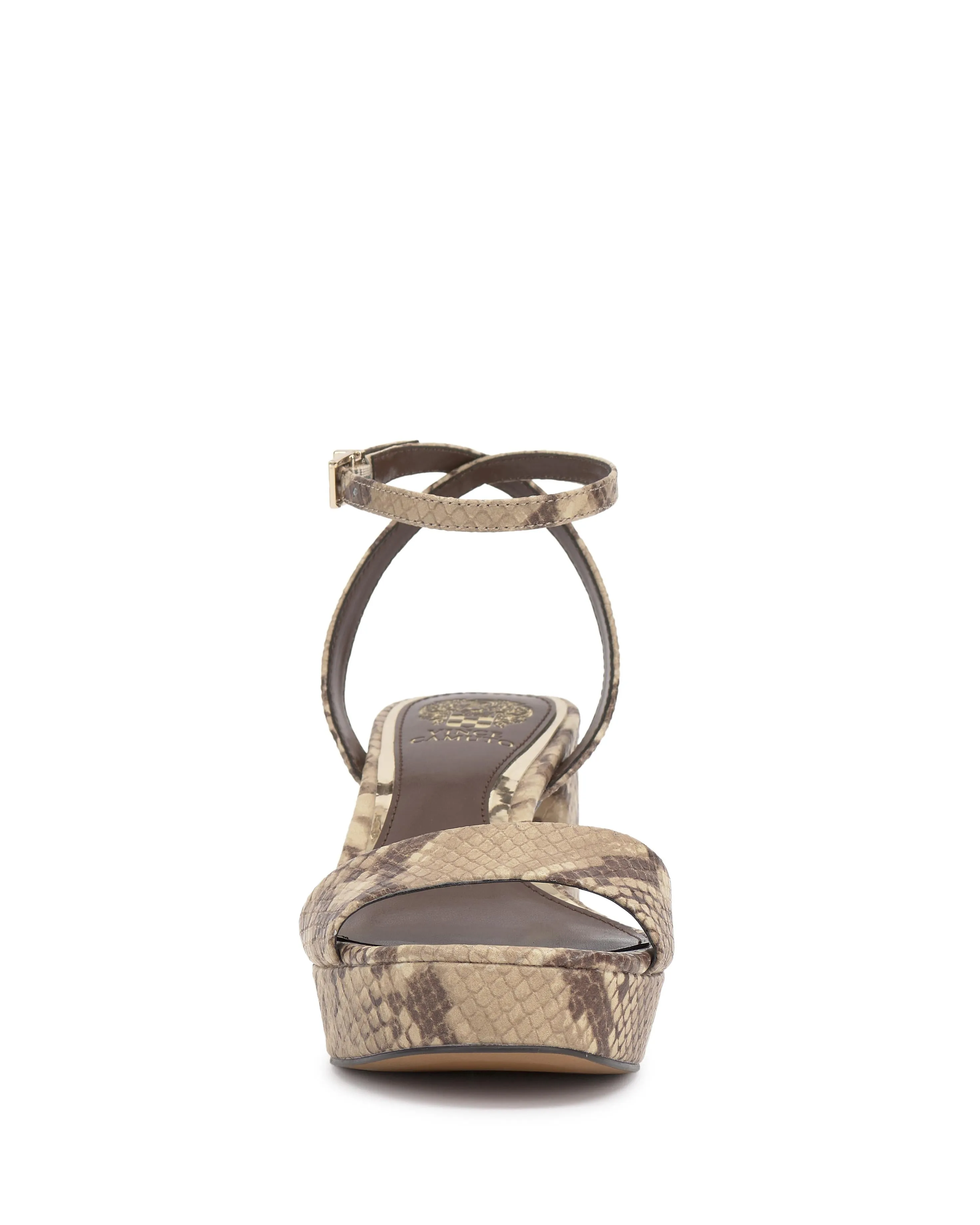 Vince Camuto Women's Pendreya Taupe/Muted Soft Snake Le M