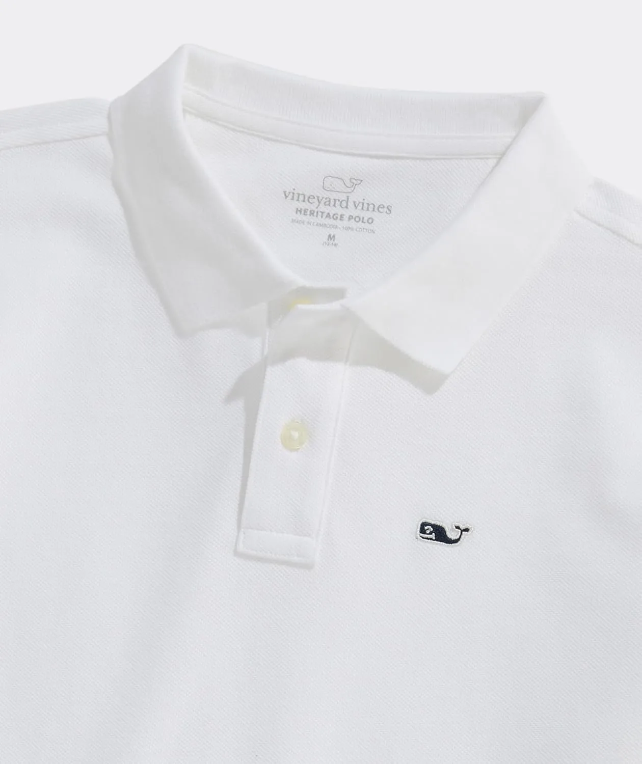 vineyard vines Boys' Heritage Pique Polo