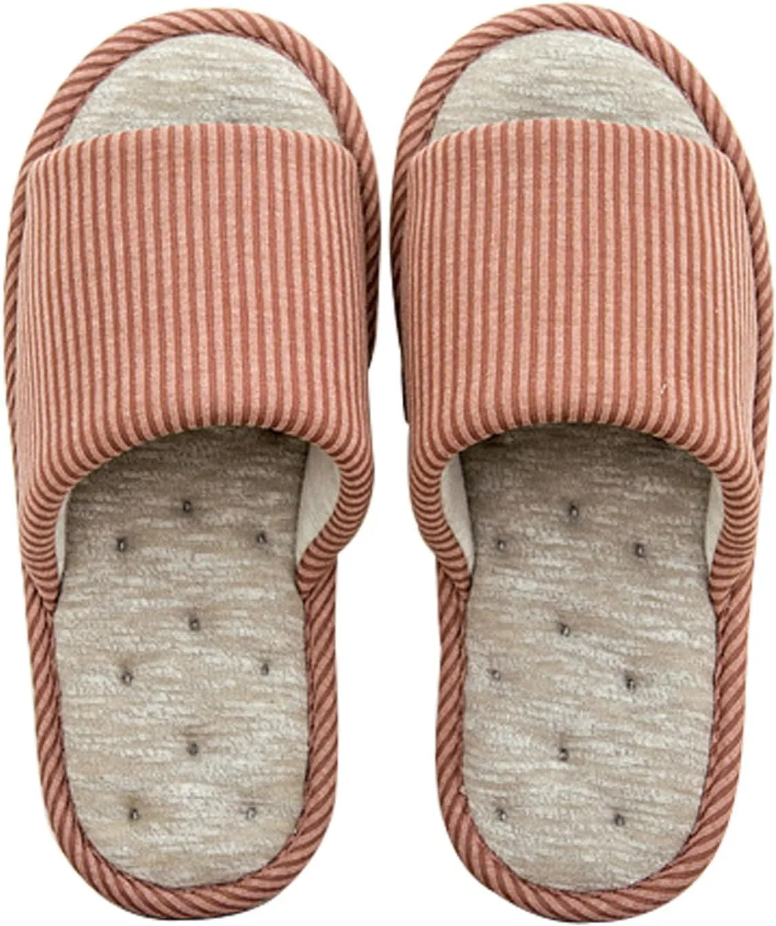 Washable Open Toe Slippers for Women Men Indoor Shoes Memory Cushion Pad Houes Slippers for Indoor and Outdoor