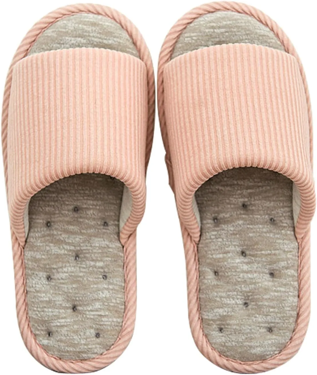 Washable Open Toe Slippers for Women Men Indoor Shoes Memory Cushion Pad Houes Slippers for Indoor and Outdoor