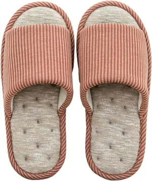 Washable Open Toe Slippers for Women Men Indoor Shoes Memory Cushion Pad Houes Slippers for Indoor and Outdoor