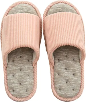 Washable Open Toe Slippers for Women Men Indoor Shoes Memory Cushion Pad Houes Slippers for Indoor and Outdoor