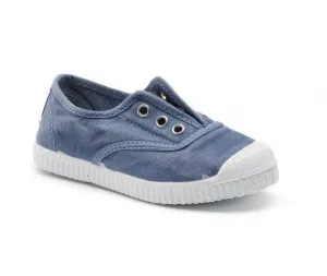 Washed Denim Slip On