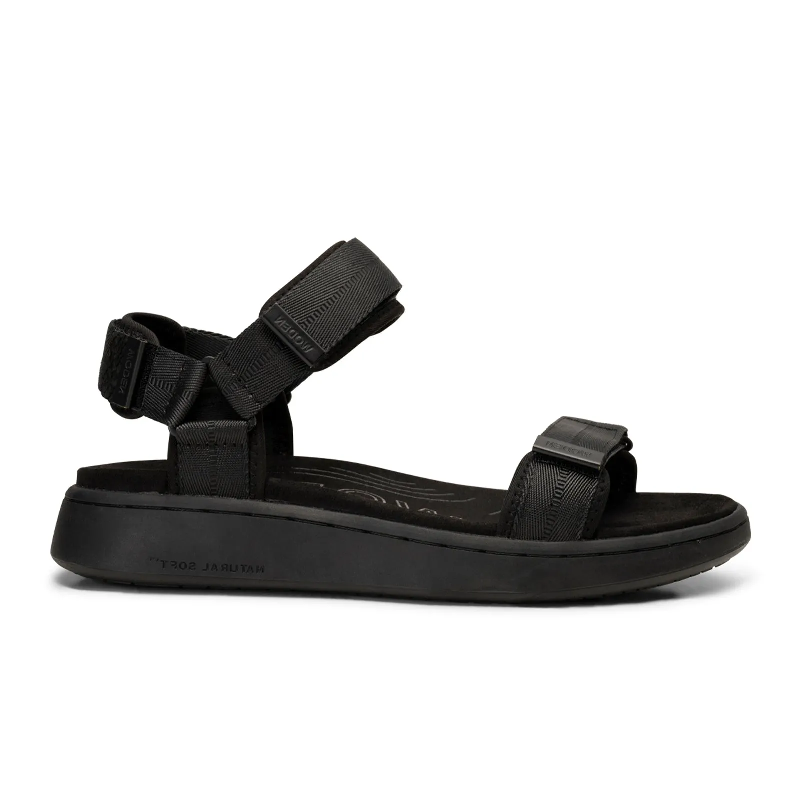 Woden Line Active Sandal (Women) - Black/Black