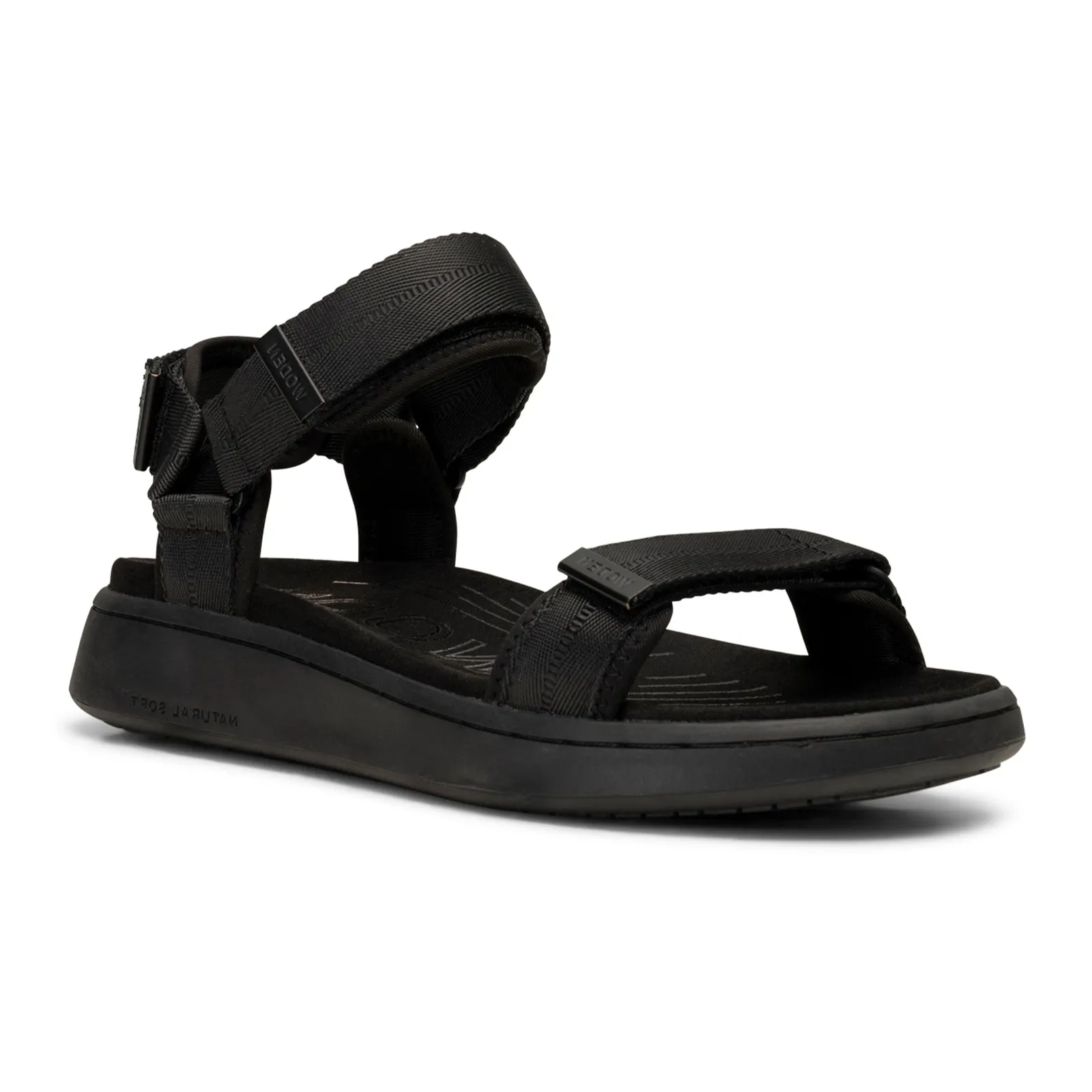 Woden Line Active Sandal (Women) - Black/Black
