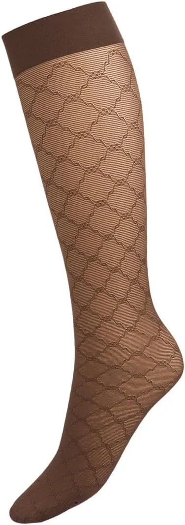 Wolford Women's Sheer Pattern Knee-Highs