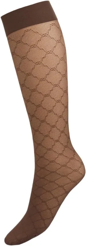 Wolford Women's Sheer Pattern Knee-Highs