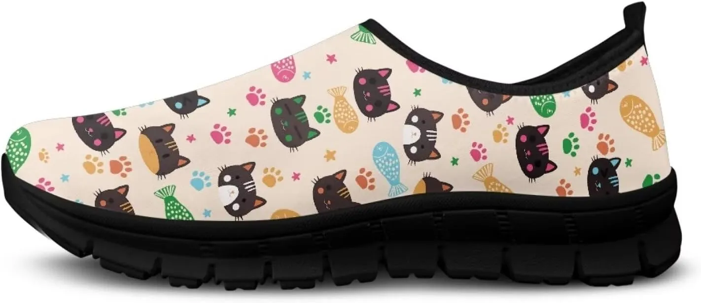 Women Slip On Sneakers Casual Low Top Flats Shoes Soft Non-Slip Walking Shoes Classic Lightweight Shoes