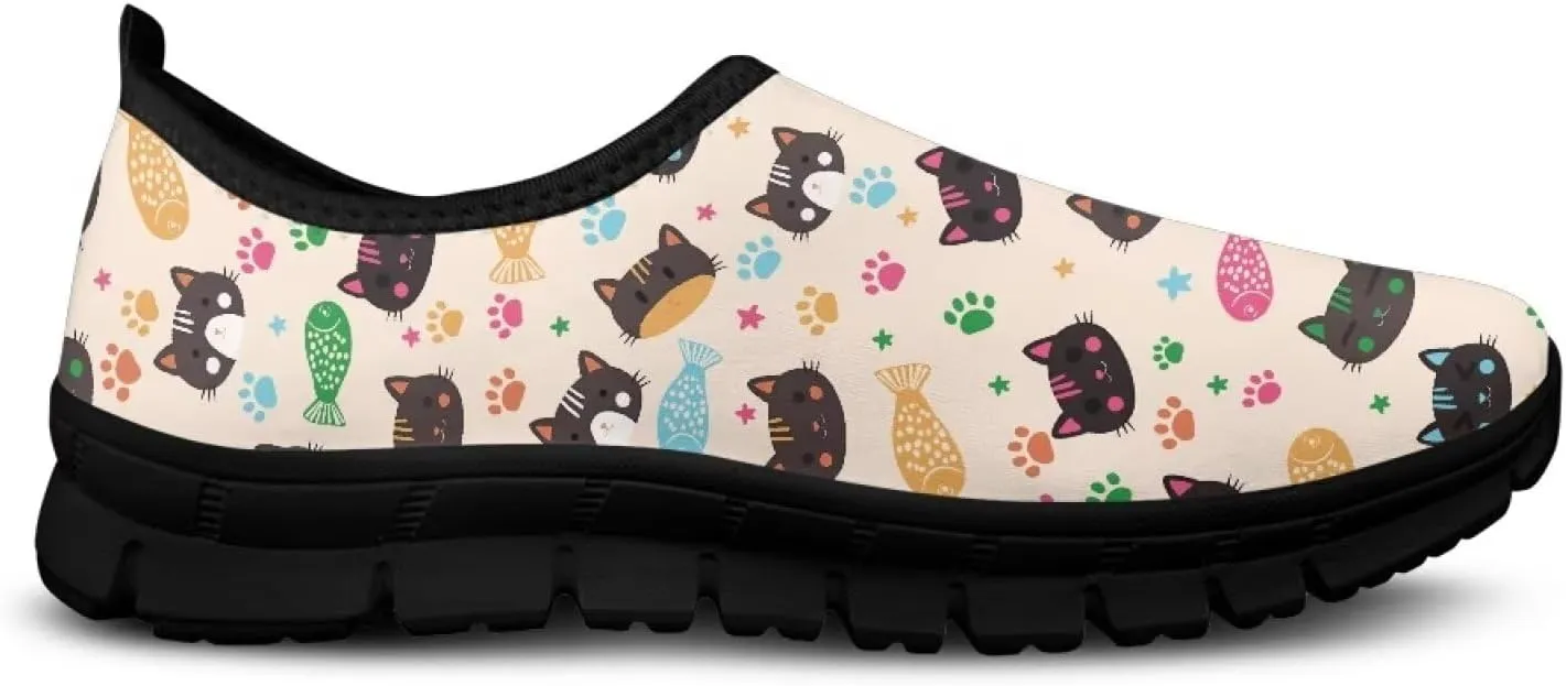 Women Slip On Sneakers Casual Low Top Flats Shoes Soft Non-Slip Walking Shoes Classic Lightweight Shoes