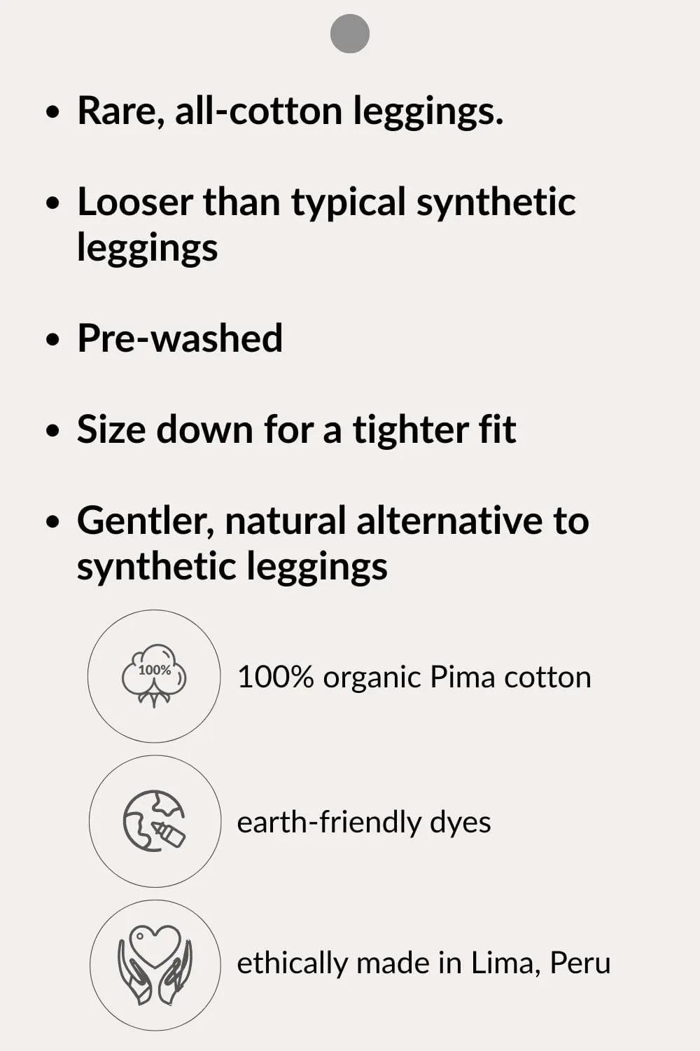 Women's 100% Organic Pima Cotton Leggings Pants - Ankle Length - 26" Inseam