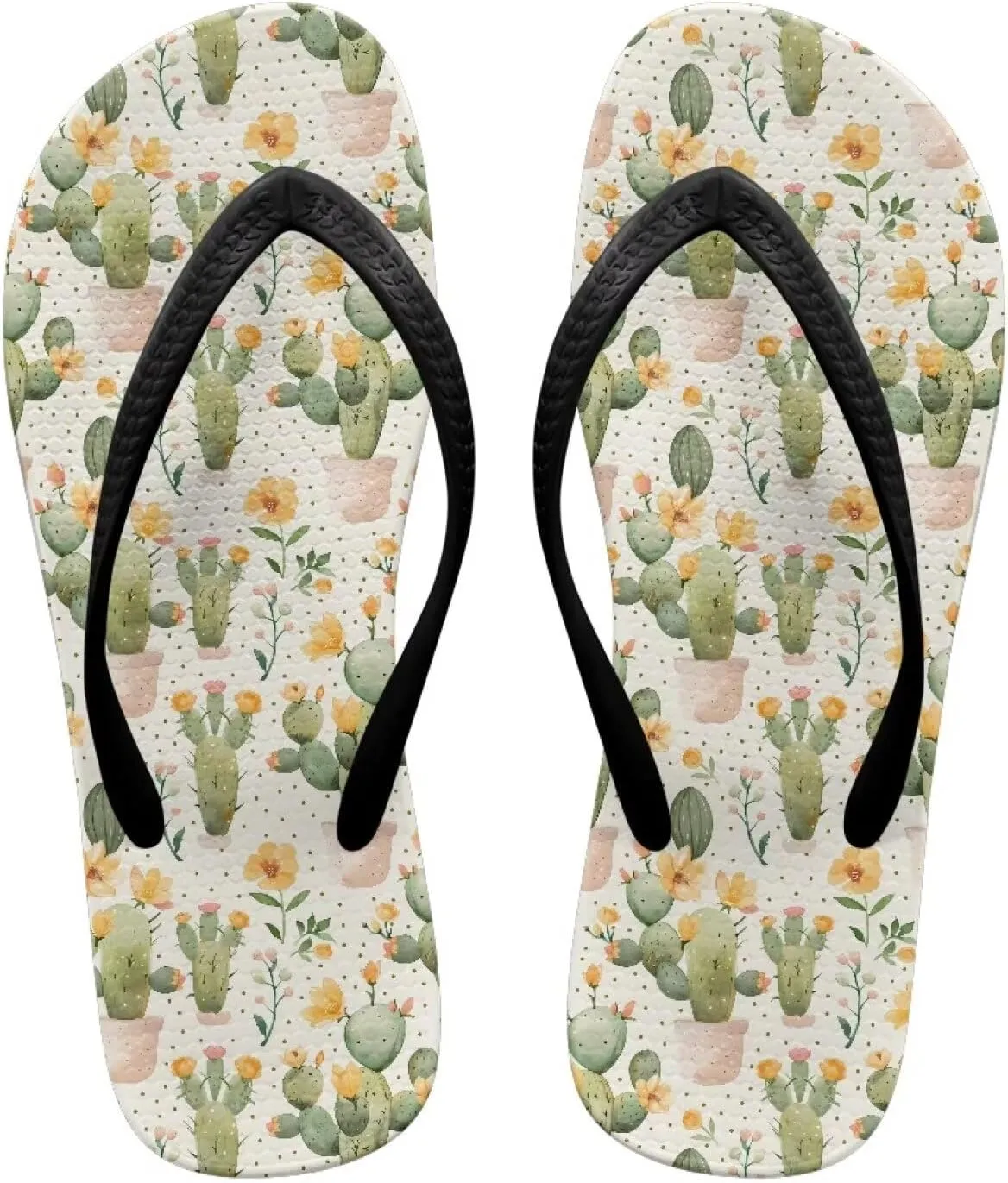 Women's Casual Flip Flops Comfortable Soft Sole Non-Slip EVA Flat Sandals Vacation Sport Summer Shoes