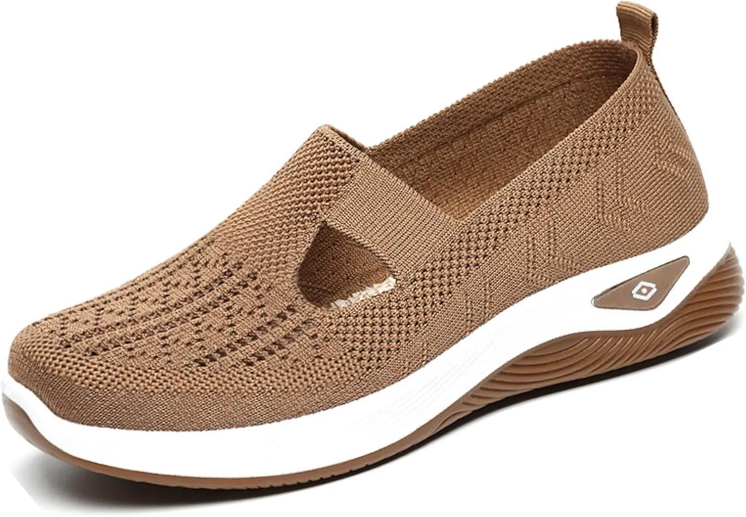 Women's Casual Sneakers – Lightweight & Breathable Mesh Slip-On Walking Shoes, Easy to Wear, Anti-Slip Sole, Perfect for Work, Travel & Everyday Comfort