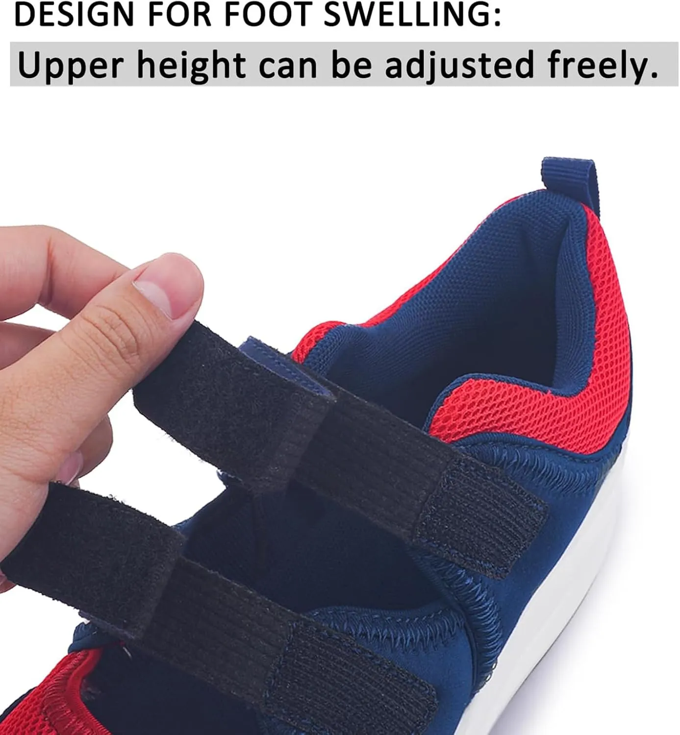 Women's Comfortable Working Nurse Shoes Non-Slip Adjustable Breathable Walking Buffer Fitness Casual Nursing Orthotic Lightweight Shoes