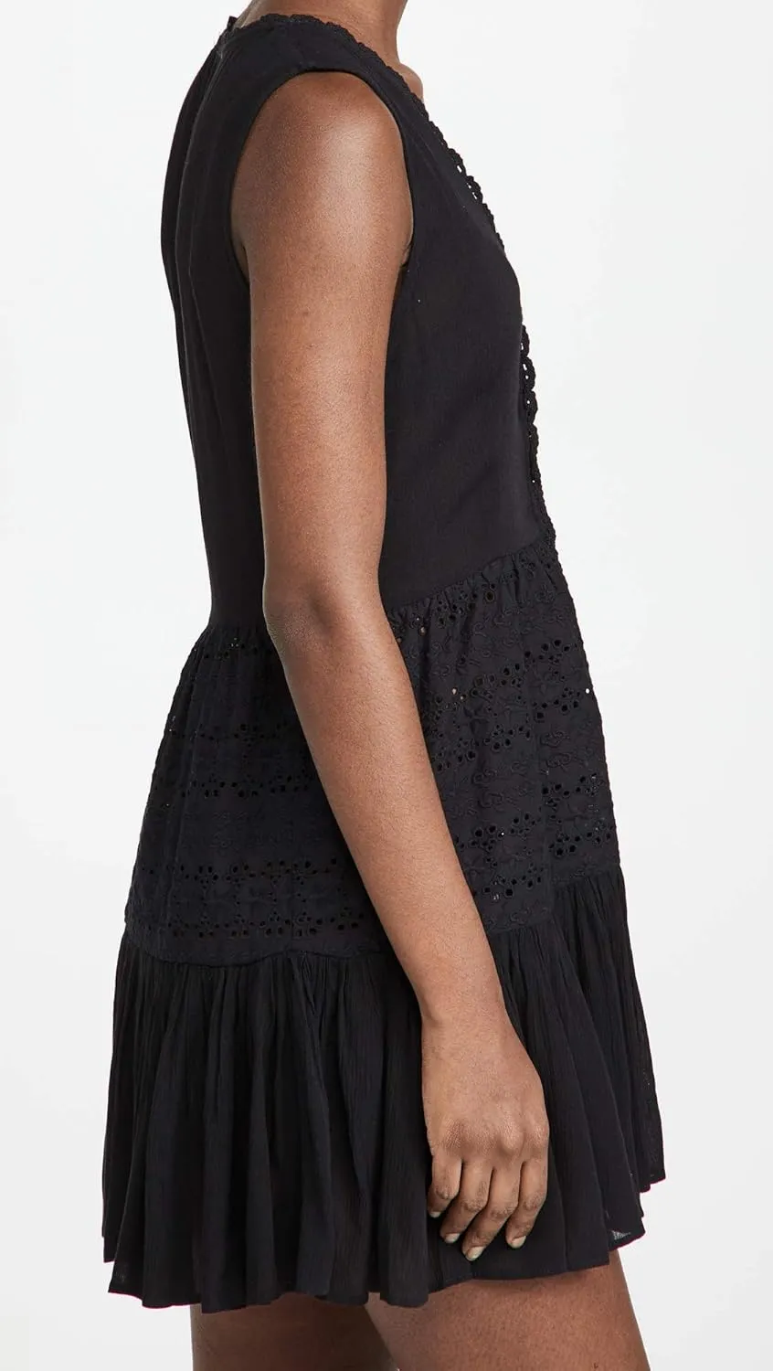 Women's Eyelet Mini Dress