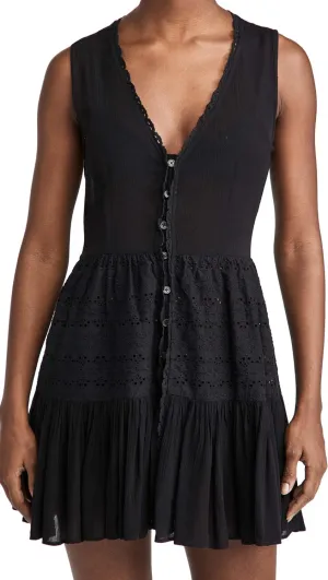 Women's Eyelet Mini Dress