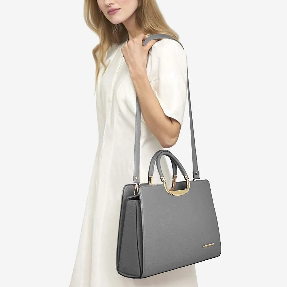Womens Handbag Top Handle Shoulder Bag Tote Satchel Purse Work Bag with Matching Wallet