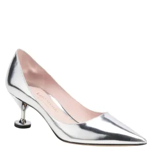 Women's Heeled Sandal In Garnish Sliver