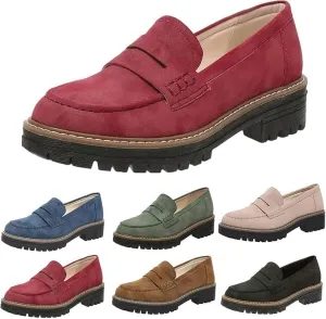 Womens Loafers Shoes Platform Chunky Penny Loafer Women's Slip-on Loafers Comfort Casual Fashion Business Work Shoes