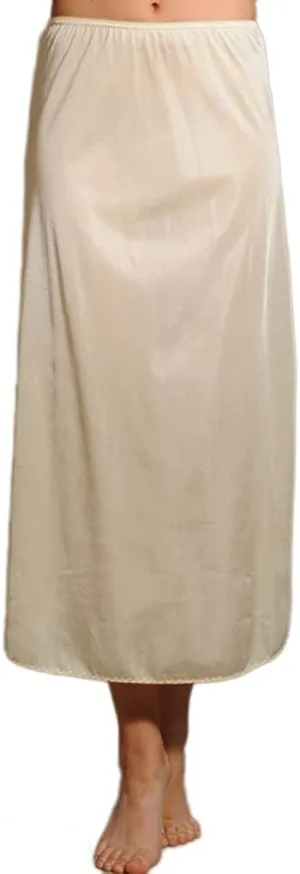 Women's Nylon Essentials Double Slit 1/2 Slip 2116