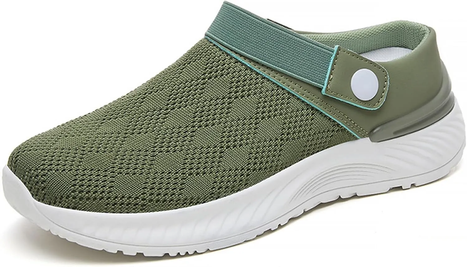 Women's Orthopedic Shoes Summer Breathable Mesh Slippers Lightweight Non Slip Gym Workout Running Shoes Comfortable Arch Support Mules Slip On Walking Clogs with Plantar Fasciitis Soles