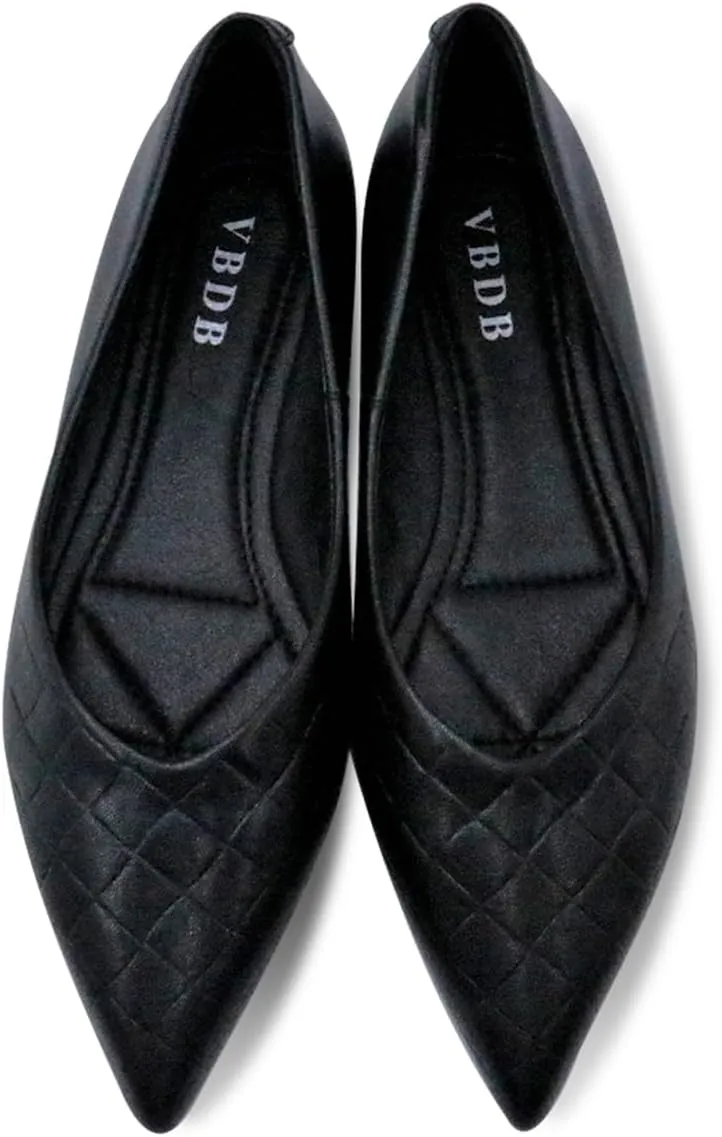 Women's Pointed Toe Flat Shoes Comfortable Casual Dress Shoes Women's Classic Fashion Soft Bottom Shoes