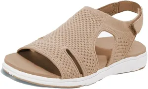 Women's Soft Comfortable Sandals, softness supported sandals Women Flat Sandals Summer Sandals Comfortable Beach Sandals