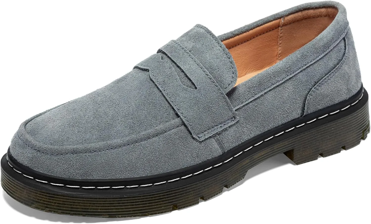 Women's Suede Penny Loafer Comfort Driving Moccasins Casual Slip-Ons Loafer Flats Fashion Women Business Work Shoes
