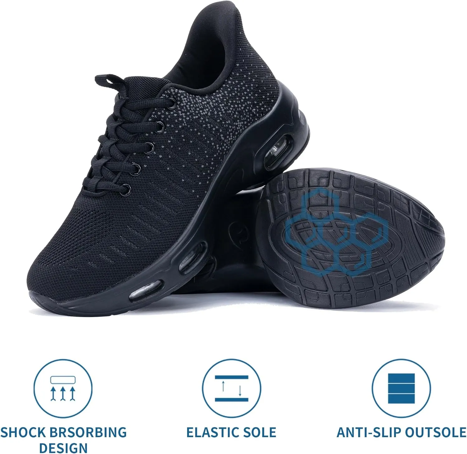 Women's Walking Shoes | Slip On | Fashion Sneakers | Running Tennis Shoes US 6-11