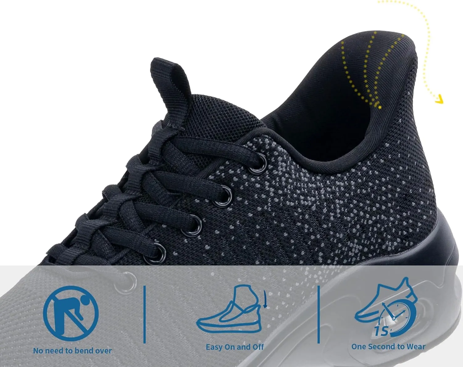 Women's Walking Shoes | Slip On | Fashion Sneakers | Running Tennis Shoes US 6-11
