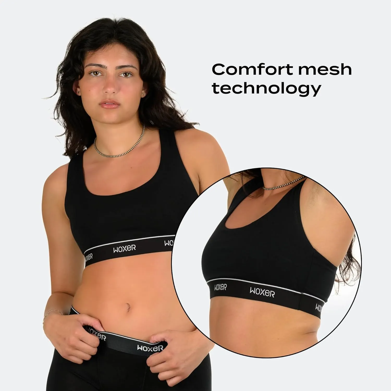 Woxer Boss Bralettes for Women - Wireless, Seamless, Comfortable Support Bra