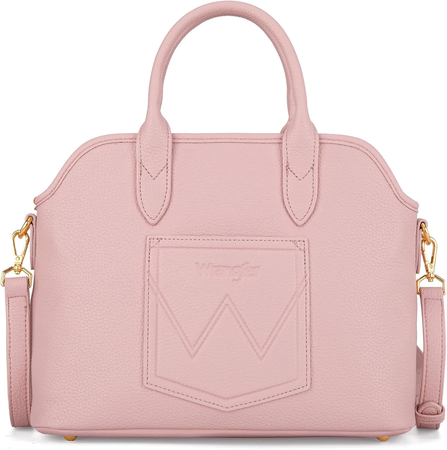 Wrangler Tote Bags for Women Medium Crossbody Purse for Ladies Soft Designer Top-handle Handbags