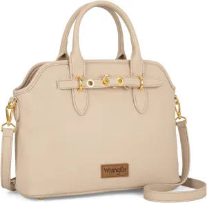 Wrangler Tote Bags for Women Medium Crossbody Purse for Ladies Soft Designer Top-handle Handbags