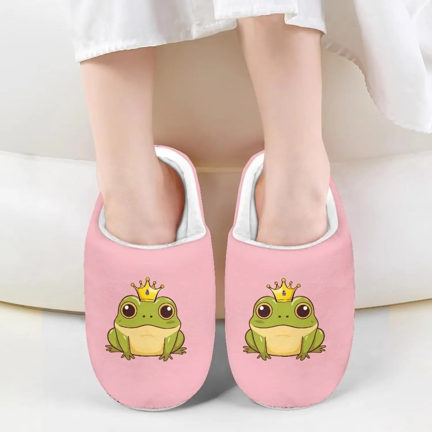 Xpyiqun Little Kid Slippers House Shoes Girls Boys Slip On Slippers Cozy Warm Soft Plush Winter Home Slippers Size 9-14.5