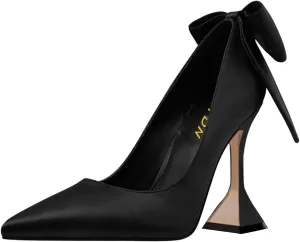 YDN Women's Pointy Toe Slip on Pumps Special High Heels Party Prom Dress Ladies Shoe Size 4-16 US