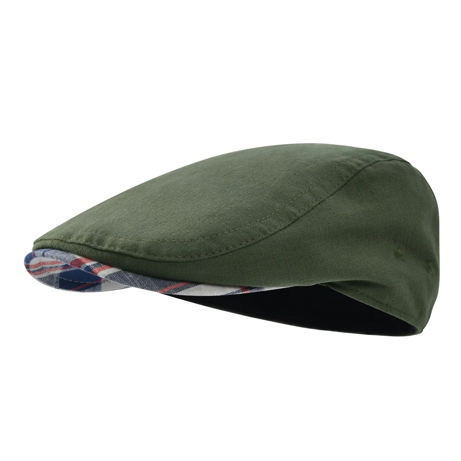 Yvoire Soft Linen Flat Cap