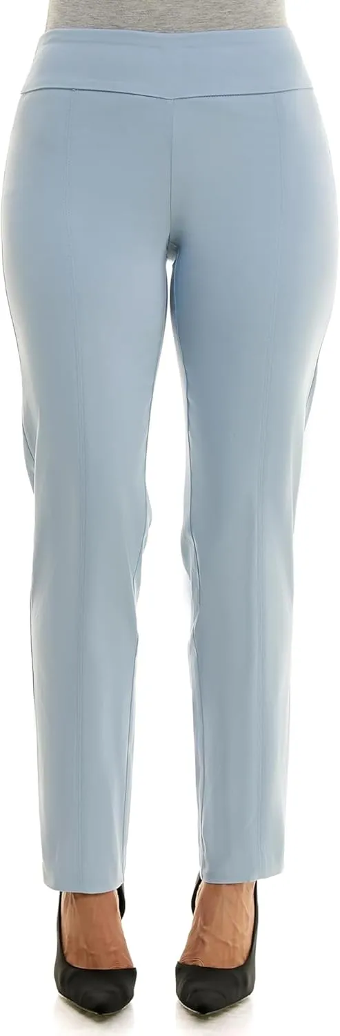 Zac & Rachel Women's Millennium Fabric - Slim Leg Pull-On Pant