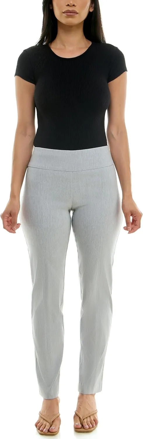 Zac & Rachel Women's Millennium Fabric - Slim Leg Pull-On Pant
