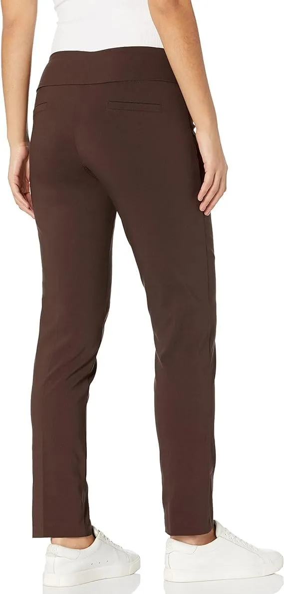 Zac & Rachel Women's Millennium Fabric - Slim Leg Pull-On Pant