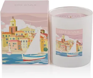 Zodax Scenes from Côte d'Azur Scented Jar Candles | Sea Salt & Tahitian Mist Fragrance | 7.5 Ounce | 50 Hour Burn Time (St. Tropez)