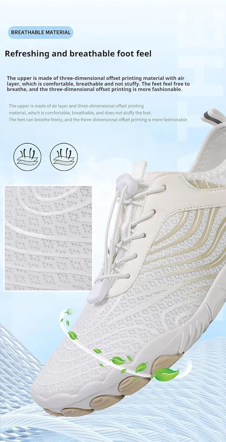 Zureto Grounded Footwear for Women Men Neuropathy, 2025 New Hike Comfortable Lightweight Non-Slip Barefoot Footwear Shoes